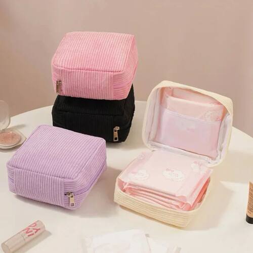 Sanitary Napkins Organizer Bags Women Portable Makeup Lipsti