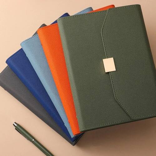 A6/A5 Binder Notebook Agenda Planner Leather Cover Refillabl