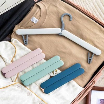 Portable Mini Folding Clothes Rack Travel Telescopic Hanging