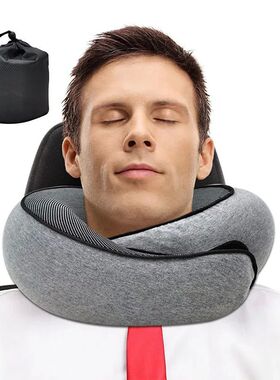Travel Neck Pillow Memory Foam U-shaped Pillow Snail Style T