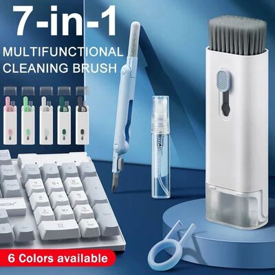 7 in 1 Computer Keyboard Cleaner Brush Kit Earphone Cleaning