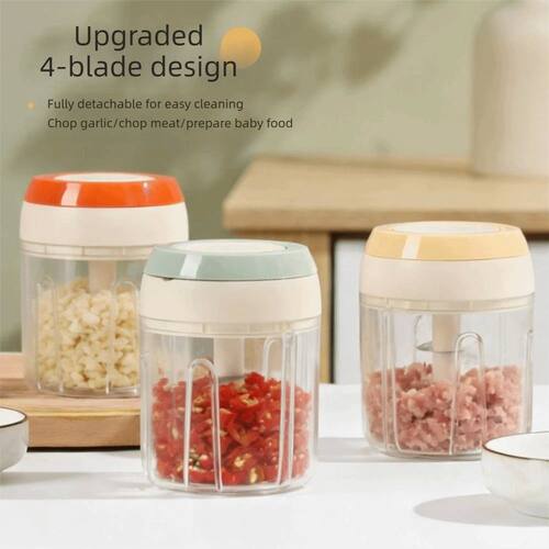 Hand-Operated Vegetable Grinder Multi-Function Portable Garl