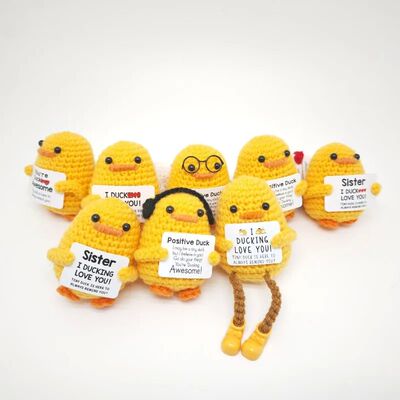 Crochet Emotional Support Crochet New Knitted Positive Anima