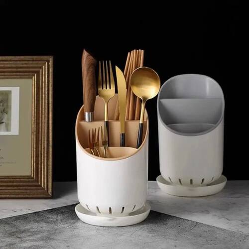 Space Saving Tableware Storage Rack New Drainage Hole with T