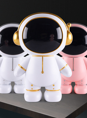 Creative Panda Spaceman Piggy Bank Unbreakable Kids Children