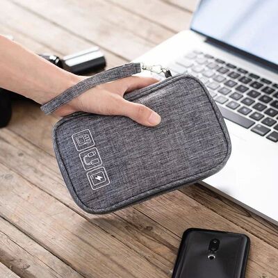 Portable Cable Digital Storage Bags Organizer USB Gadgets Wi