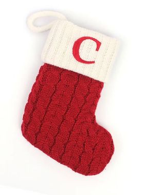 navidad Christmas Boots Letters Christmas Stocking New Knitt