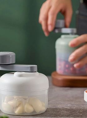 Portable 100ml 250ml Garlic Pounder Cordless Manual Tablewar
