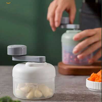 Portable 100ml 250ml Garlic Pounder Cordless Manual Tablewar