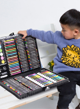 168PCS Art Artist Painting Set for Kids Students Christmas B