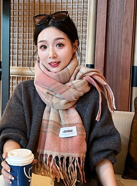 Cashmere scarf for women autumn-winter high-grade warm neck