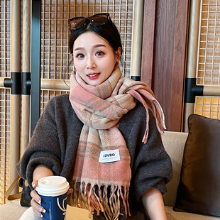 Cashmere scarf for women autumn-winter high-grade warm neck