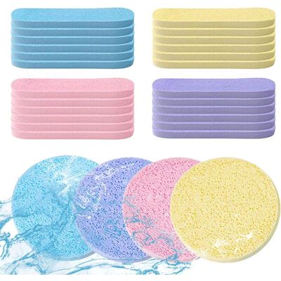 48 Pcs Compressed Facial Sponge for Estheticians Face Sponge