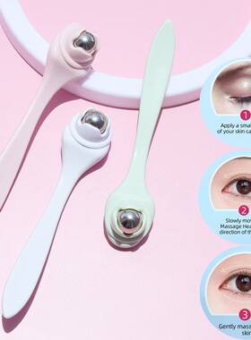 New magnetic steel ball roller eye massage stick