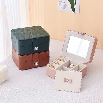 Jewelry Box Retro Jewelry Storage Box High-end Delicate Neck