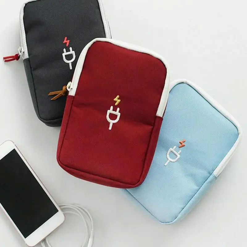 Portable Cable Digital Storage Bags Organizer USB Gadgets Wi