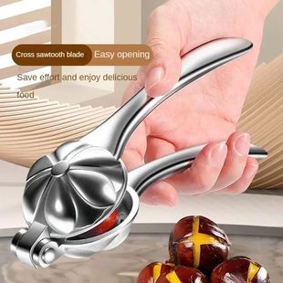 Stainless Steel Quick Chestnut Walnut Machine Clip Opener