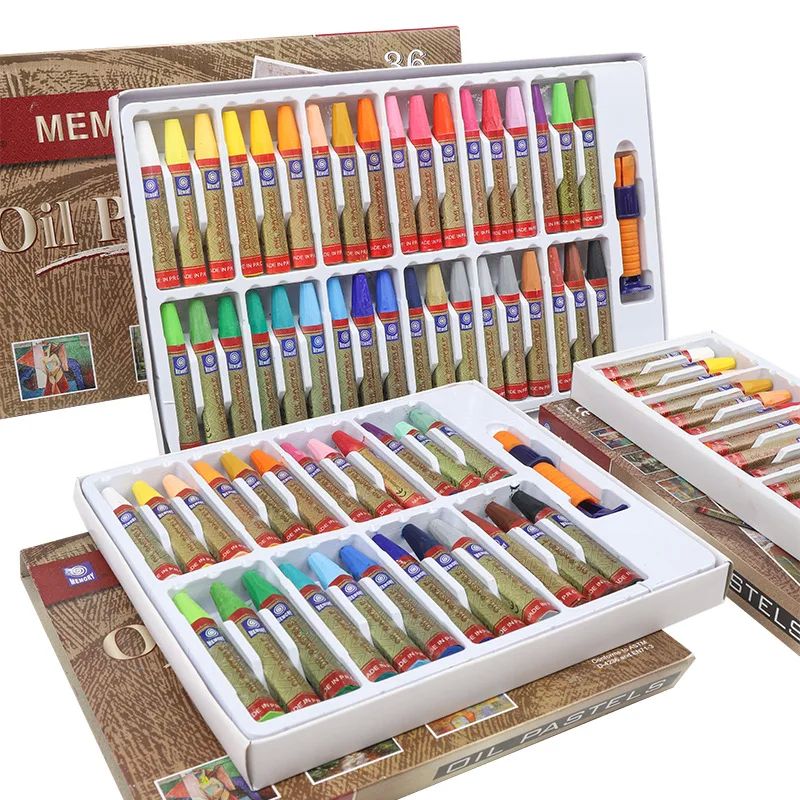 12-36 Colors Artist Soft Oil Pastel Set Professional Paintin