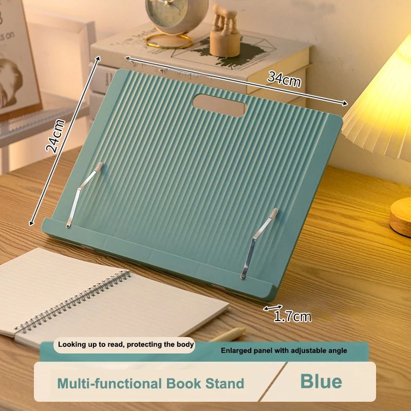 Adjustable Portable Folding Bookend Stand Reading Book Stand