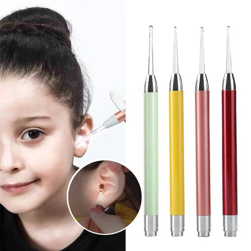 1PCS Luminous Ear Wax Cleaner LED Light Earpick Earwax Remov