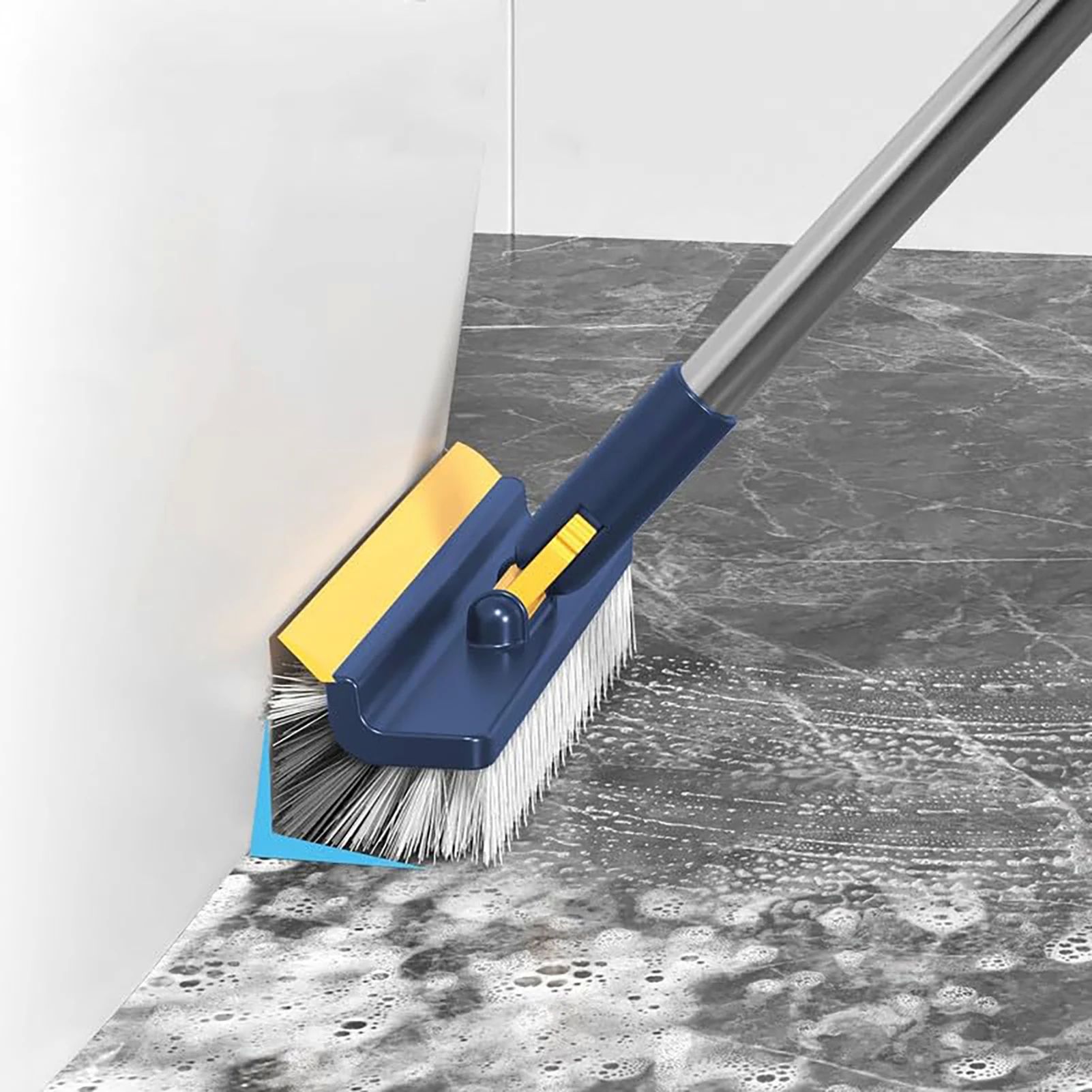 Crevice Hard Bristle Cleaning Brush Floor Scrub Brush with L