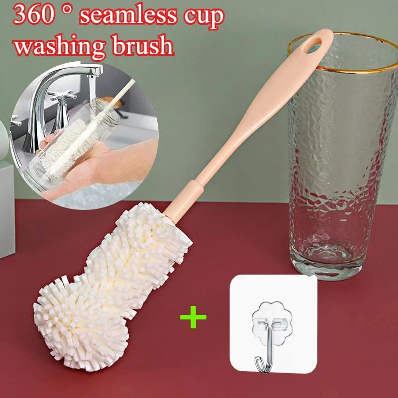 Sponge Cleaning Cup Brush PP Silicone Cup Brush Cleaning Sma