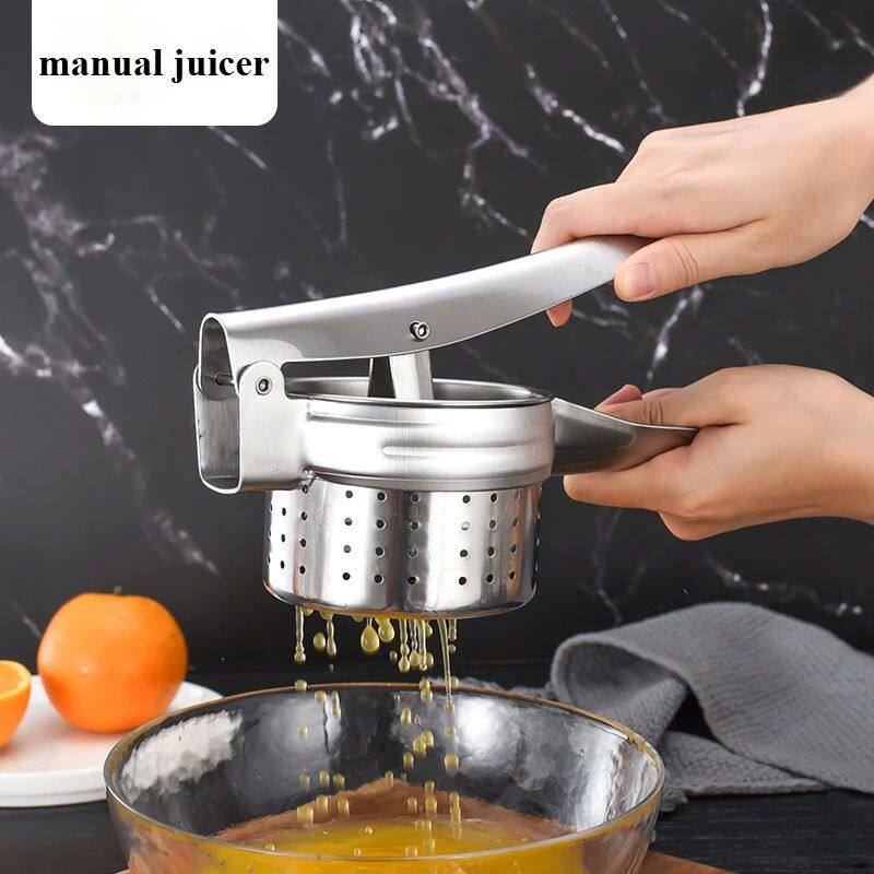 Manual Juicer Stainless Steel Kitchen Tool For Fresh Juice E