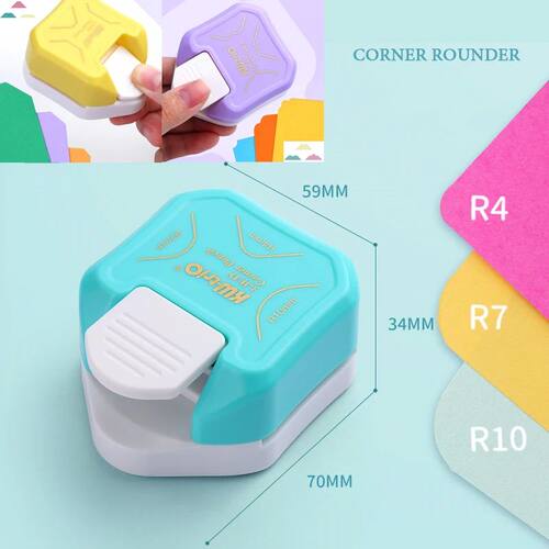 3 In 1 R4 R7 R10 Photo Cutter Corner Rounder Paper Punching