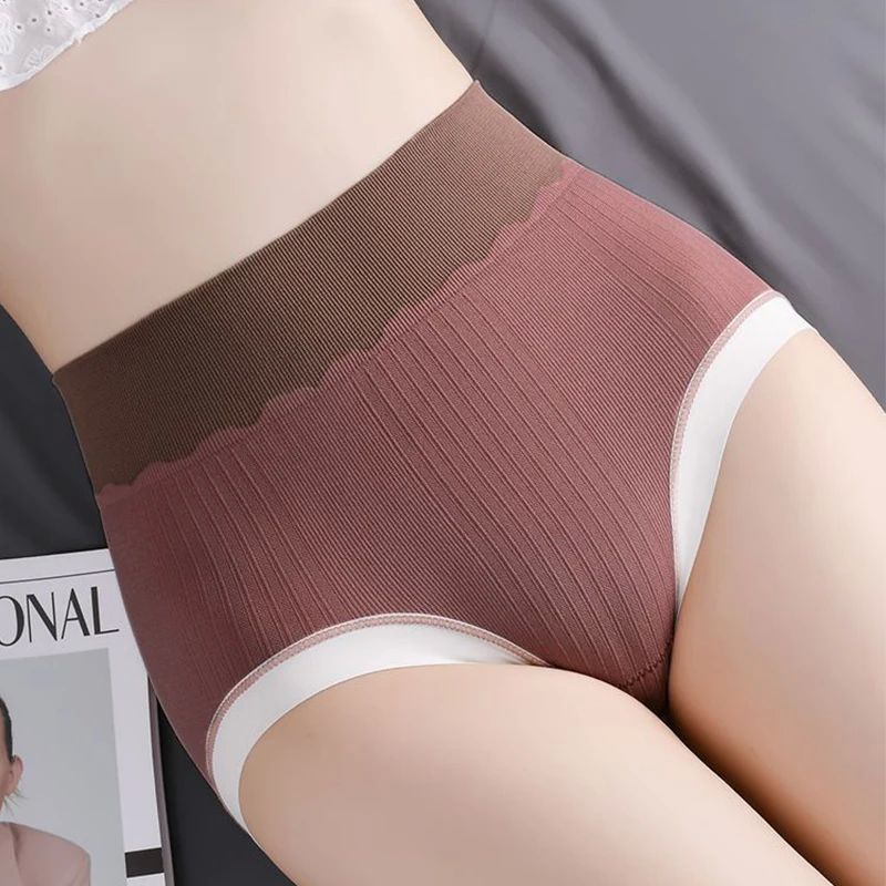1pcs Seamless Body Shaping Briefs Women's High Waist Abdomen