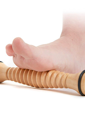 Wood Foot Massage Roller for Plantar Fasciitis Relief Deep T