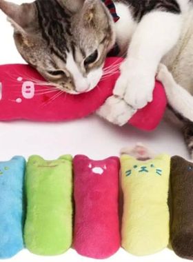 1 Pc Random Color Catnip Cat Toys Pillow Interactive Cat Toy