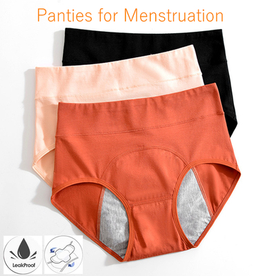 Panties for Menstruation Cotton Menstrual Panties High Waist