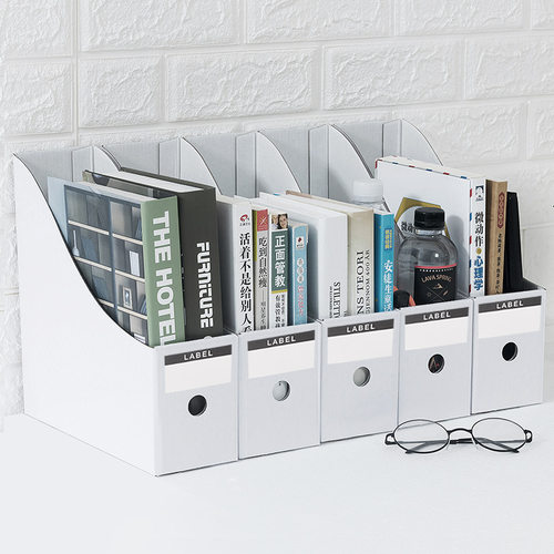 File bag rack, book desktop storage, file box