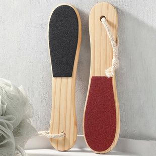 Pumice Wood Handle Double-sided Foot Board File Dead Skin
