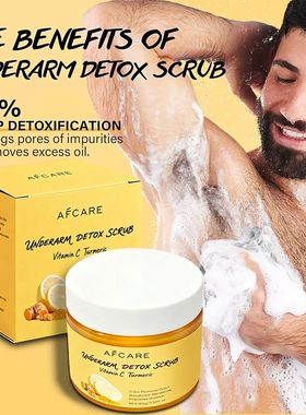 Underarm Detox Scrub Turmeric Vitamin C Dark Spot Armpit Rem