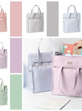 A4 File Folders Student Tutorial Bags Tote Bag Storage Bag S