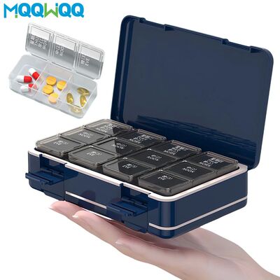 1Pcs Pill Organizer 3 Times a Day, Weekly Pill Box Medicine