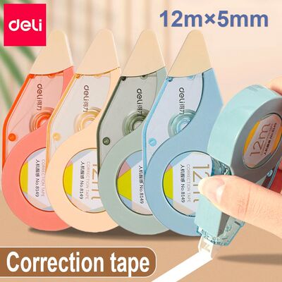 Deli 1/2/3/4pcs Large Capacity Correction Tape Error Erasers