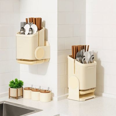 Wall Mounted Chopsticks Storage Box Countertop Detachable Ro