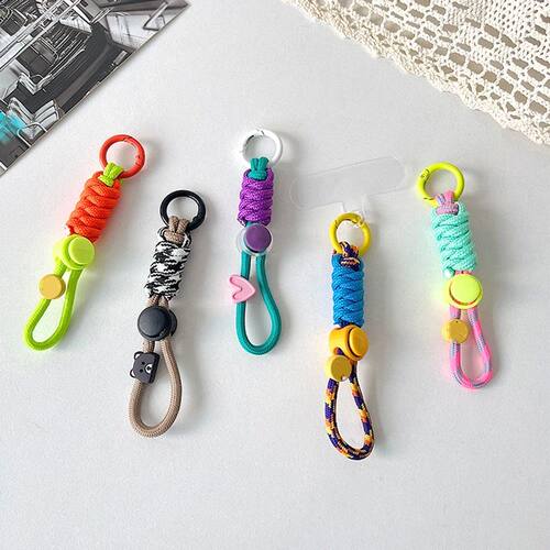 Fashion Keyring Creative Braided Lanyard Keychain For Phone