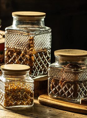 Glass sealed container, large capacity storage storage tank