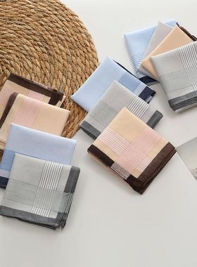 Men's Pure Cotton Handkerchief, Old-Fashioned Thin Sweat-Wip