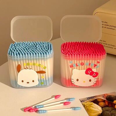 xCute Hello Kitty double-ended cotton swab–disposable clean