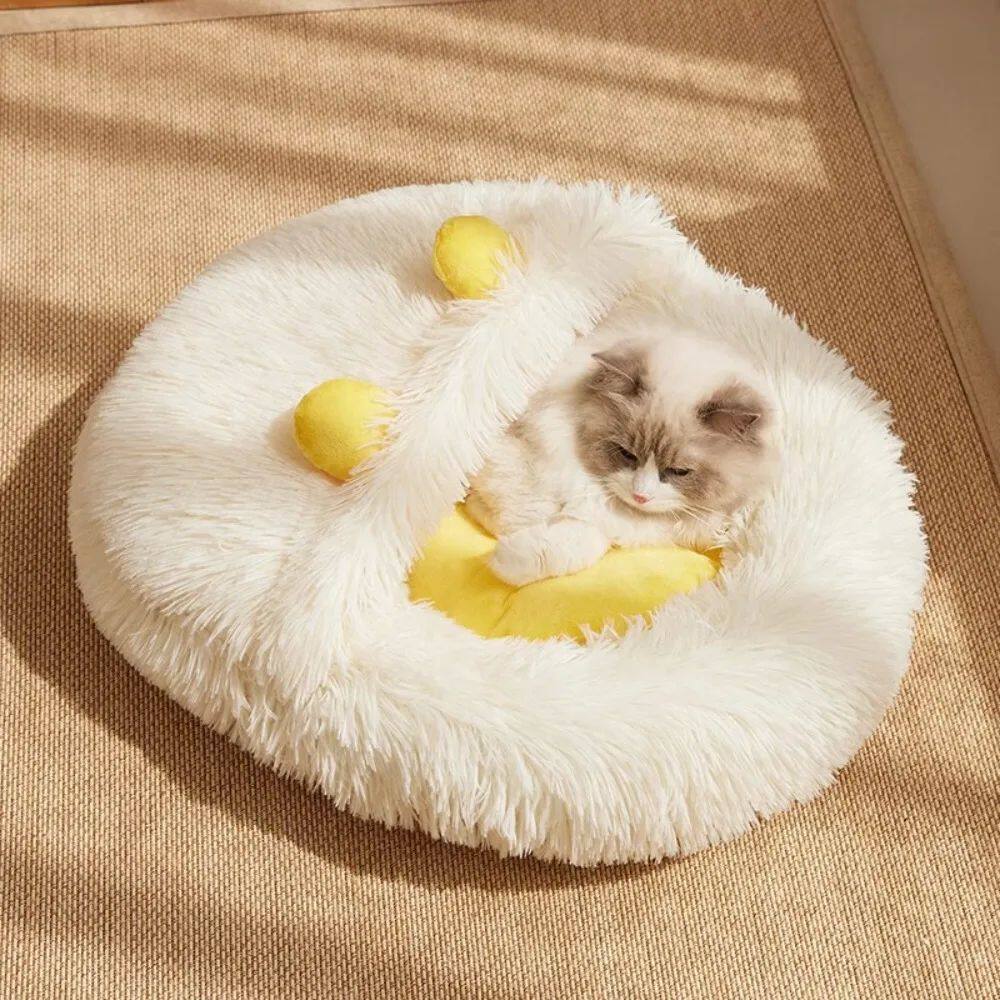Cat Nests Pet Quilt Nest Winter Warm Plush Airport Runway Cu