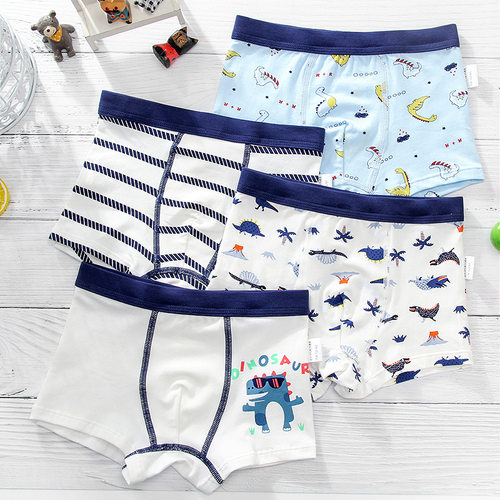 4PCS/LOT Children Boys Underwear Cartoon Children's Shorts P