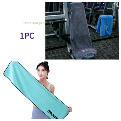1PC Grey Unisex High Absorbency Quick Dry Gym Towel Sport Ma