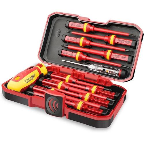 13pcs 1000V VDE Insulated Screwdriver Electrician Repair Too