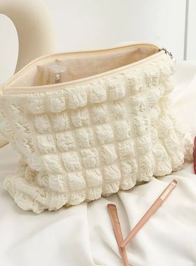 Travel Organizer Portable Zipper Soft Makeup Pouch for Lady