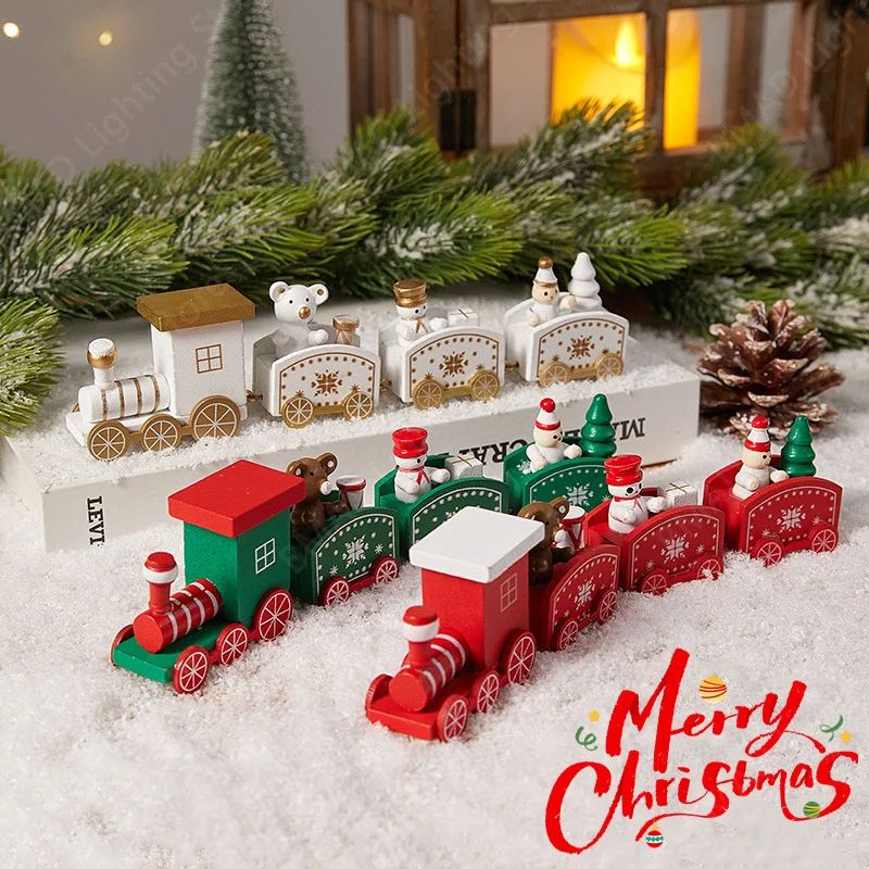 Christmas Train Merry Christmas Decorations for Home 2025 Xm