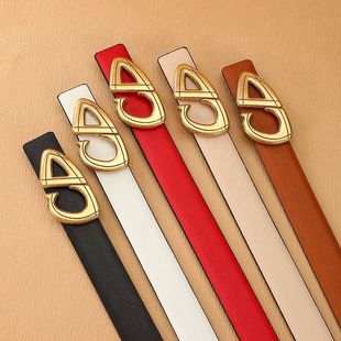 Belt Ladies 2.5cm dress Leather women Real New Formal